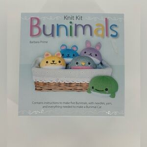 Knit Kit Bunimals Barbara Prime Cuddly Cat Craft Hobby Cozy